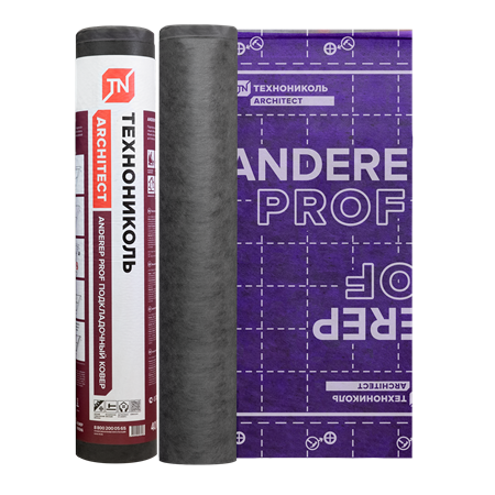 Подкладочный ковер Технониколь ANDEREP PROF (500), 40 x 1 м 2880 - фото 7589