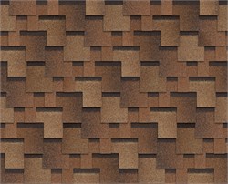 Гибкая черепица Технониколь SHINGLAS Фокстрот Сандал, 3 м2 2972