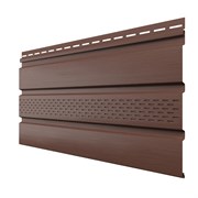 Софит Технониколь Оптима частично перфорированный, Каштан, 3 м 3005